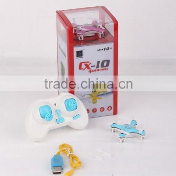 2.4G 3D flip rc nano drone Cheerson CX-10,pocket mini rc drone