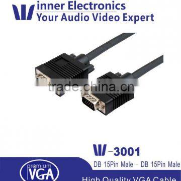 New Design High Speed Male to Male VGA piug Cable for monitor computer HDTV