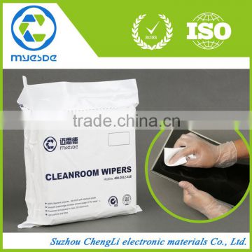 1009SLE dustless soft knitted lint-free 100% polyester Cleanroom wiper cloth