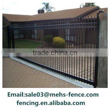 High quality PVC Coated black sliding gate for Australia market