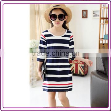 Summer new style kids casual dress for girl baby dress