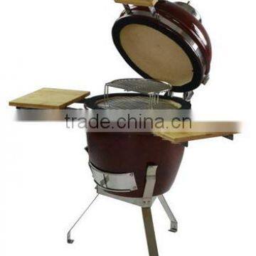 11" ceramic kamado grill smoker wood fired pizza oven Garen grill