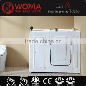2016 high quality sanitary fitting indoor spa baths walk in bathtub