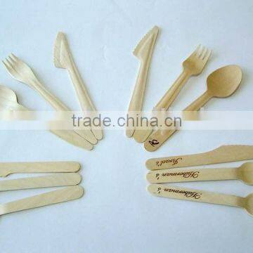 wooden disposable cutlery