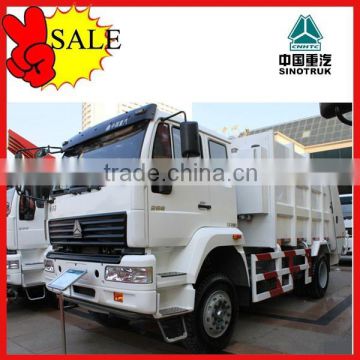 China 20m3 compress garbage truck price sinotruk howo