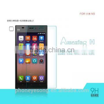 Factory price mobile phone Tempered Glass Screen protector/film for XIAOMI M3