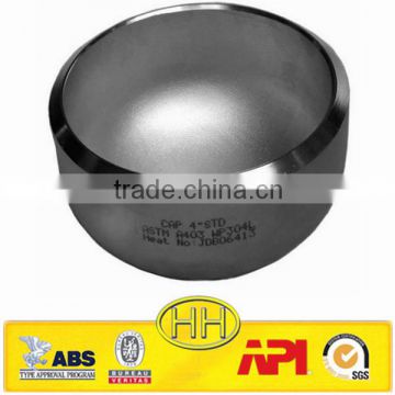 high quality stainless steel 304l butt weld cap from large manufacture