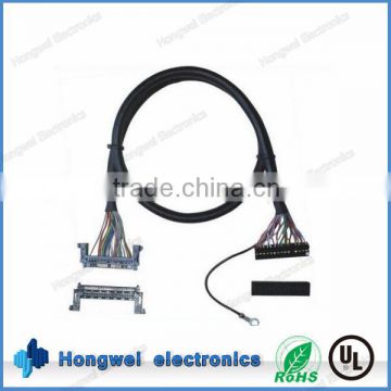 JAE FI-RE51HL to Dupont 2.0 and ring terminal with UL1571 28awg length 350mm Lvds cable assembly