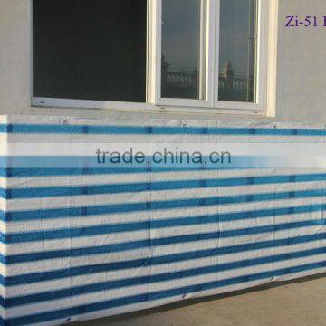 HDPE Balcony protection color stripe mono shanghai