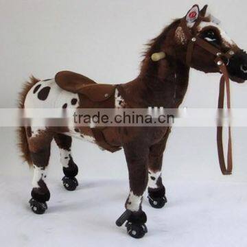 China factory ride on pony toy horse toy plush toy for children                        
                                                                                Supplier's Choice