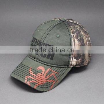 FASHION PROMOTIONAL CAMOUFLAGE EMBROIDERY LOGO BASEBALL CAP