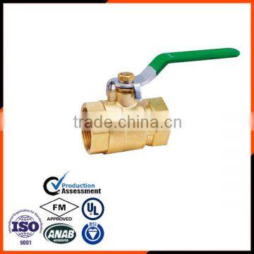 High quality female thread brass full port ball valve