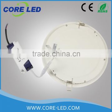 CCT3000-7000K Ra75 SMD2835 Chips 90-100Lm/W 18W Round Panel Lamp