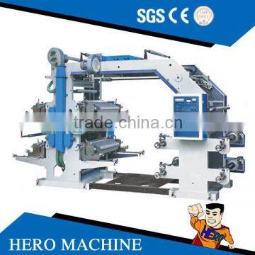 HERO BRAND High Speed 4 Color PE Film Flexo Printing Machine Price