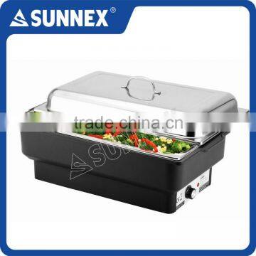 SUNNEX Highly Polished Stainless Steel Cover 220V AC, 760W 13.5LTR/14.3U.S.Qt Electric Food Warmer