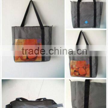 Nylon polyester zipper Fashion beach bag