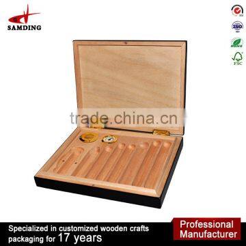 Solid Wood Empty Cigar Box/room/packaging