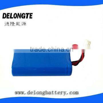 7.4v 2600mah battery pack for loudspeaker 18650 cylindrical li-ion battery pack with PCM