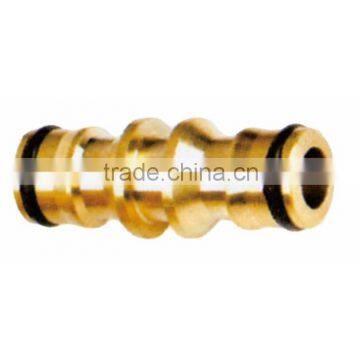 2 Way Brass Watering Hose Quick Connector