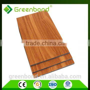 shanghai advanced decorative wooden wall panels Aluminium composite panel