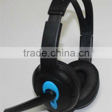 New product new design hot selling wired foldable computer headset with microphone