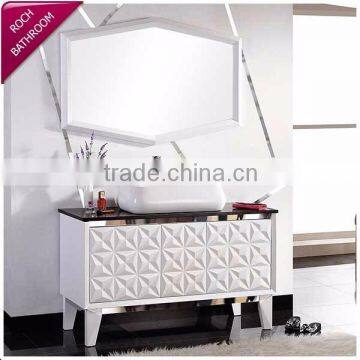 ROCH 8005 Hot Sell New Design Wooden Cabinet Bathroom High Gloss Painting