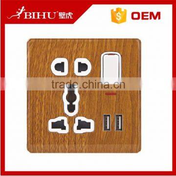 China Factory OEM 5V, 2100mA Dual USB Smart Wall Socket for Multi Port Usb Chargers photo-5