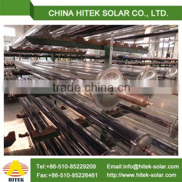 high efficient selective blue titanium absorber solar evacuated tubes for sale