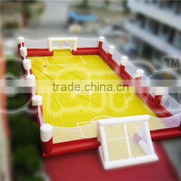 New inflatable soap football field for sale, giant inflatable football field for children and adults