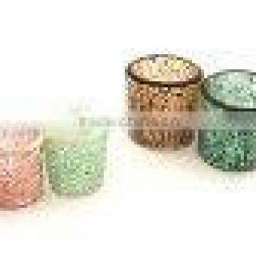 mosaic glass tealight holder