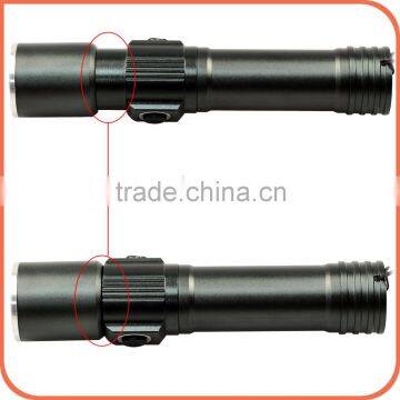 Latest China Factory XPG 5w 18650 Rechargeable Mini Zoom Flash Light for Camping Outdoor photo-4