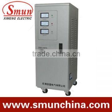 9kva SVC three phase high accuracy full automatic ac voltage stabilizers