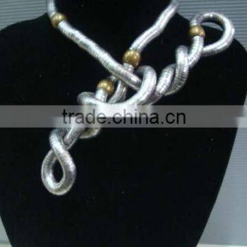 stainless steel snake necklace