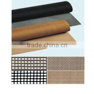 Teflon coated fiberglass mesh conveyor belt mesh size approx. 4 x 4