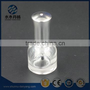 Fancy and round 10ml cap and brush sealing nail polish glass bottles