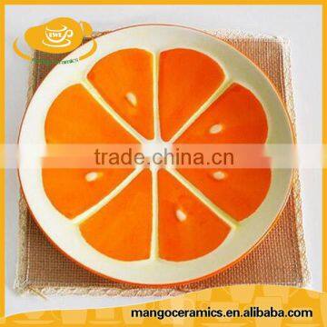 Creative Hand Painted Ceramic Fruit Plate Dessert Plate photo-6