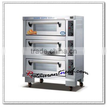 K335 3 Layers Movable Automatic Food Oven Machine Electrical Oven