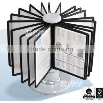 display pocket pp clear book file folder