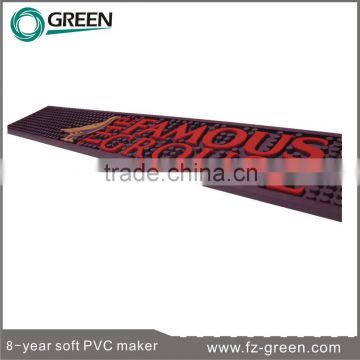 new style waterproof soft rubber bar mat