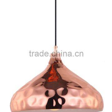 Hot Sale Copper European Brief Industrial Pendant Lamp Retro Metal Shade Pendant Light E27