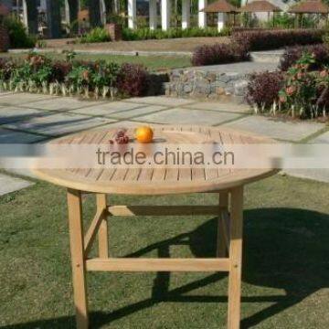 Lazy Susan Table code ONT 006 made of teak wood