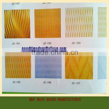 18mm melamine mdf wave board design