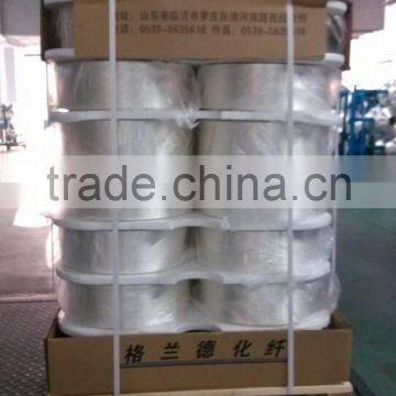 polyester POY yarn Final 300D/144F raw white recycled pet bottle yarn