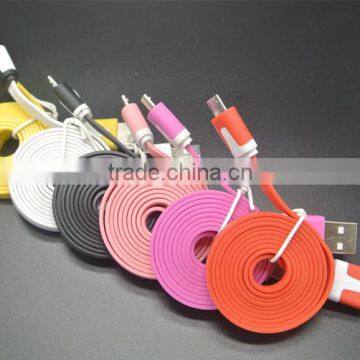 Good quality Mobile Phone Noodle Flat Data Sync Micro USB Cable                        
                                                Quality Choice
                                                    Most Popular