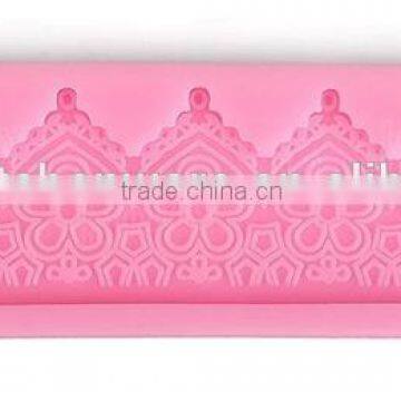 Silicone Lace Mold Sugarcraft Fondant Mat Cake Decorating Sugarcraft Tool New