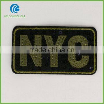 2016 Newest Fashion Garment Embroidery Sequin Emblem For Clothing photo-6