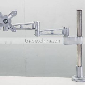 360 Degree Space Controller LCD Monitor Mount no Gas Spring With Pole up and Down Switch Monitor Arm photo-3