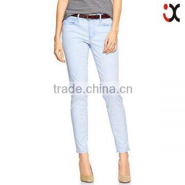 2015 Women's Jeans Fashion Color Skinny Pants With 5 Pockets Cotton Denim Trousers (JXW094)