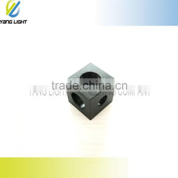 Made in Taiwan CNC modules corner connector angle Aluminium Anodizing High Precision CNC Milling angle Cube corner