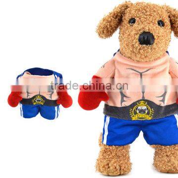 fancy Holloween cosplay boxer costume dog cat pet wear pet apparel